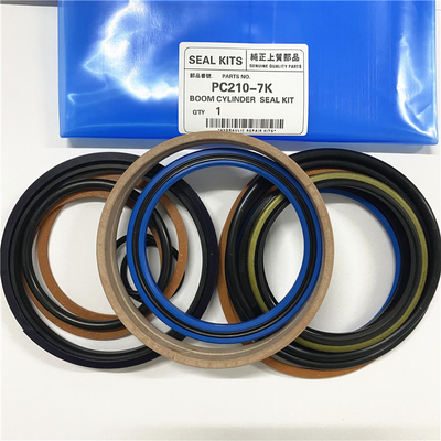 PC210 7 6D102 6D95 PC200 হাইড্রোলিক সিলিন্ডার সিল কিট খননকারী আর্ম বুম বালতি