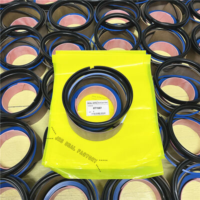 8T1567 8T-1567 হাইড্রোলিক সিলিন্ডার লোডার লিফট টিফট স্টিয়ারিং সিল কিট এনবিআর ব্ল্যাক ওরিং