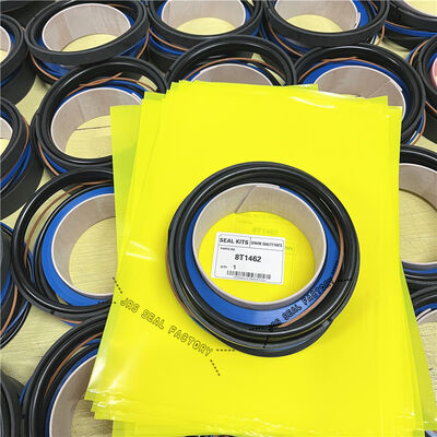 8T1462 8T-1462 NBR কালো ওরিং সীল NYLON WR লিফট টিফট স্টিয়ারিং হাইড্রোলিক সিলিন্ডার লোডার সীল কিট